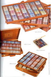 Pastels � l'�cu en coffrets