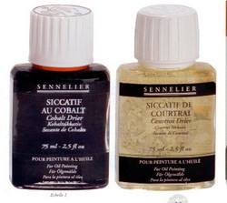 LIQUIDES pour peinture � l'huile