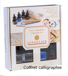 Encre Sennelier set de calligraphie