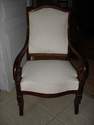 Fauteuil en acajou