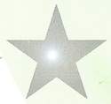Stickers Miroir Etoile 30cm