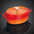 cocotte ovale orange