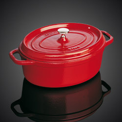 cocotte ovale rouge