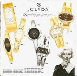MONTRE FEMME PLAQUE OR