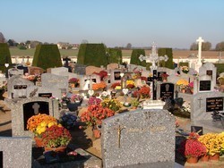 Fleurissement de tombes